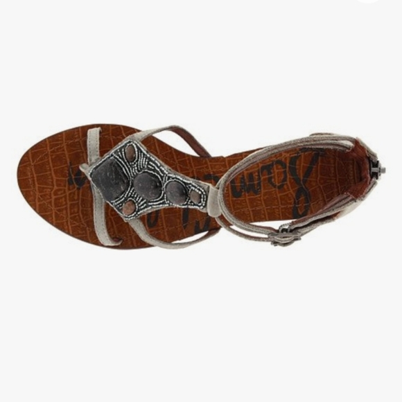 Sam Edleman Daisy Strappy Gladiator Sandal Sz 8 - Picture 4 of 5